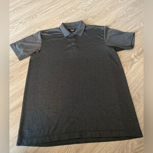 Uniqlo polo 👕 men’s size L like new color grey